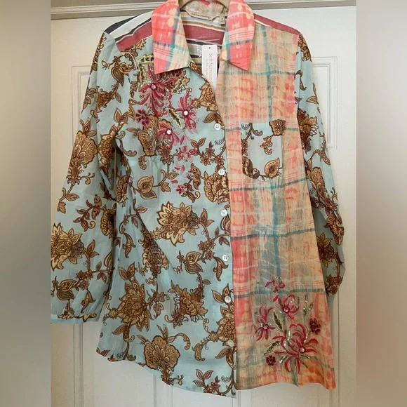 Womens size M(10-12) blouse from Soft Surroundings NWT - Picture 6 of 6